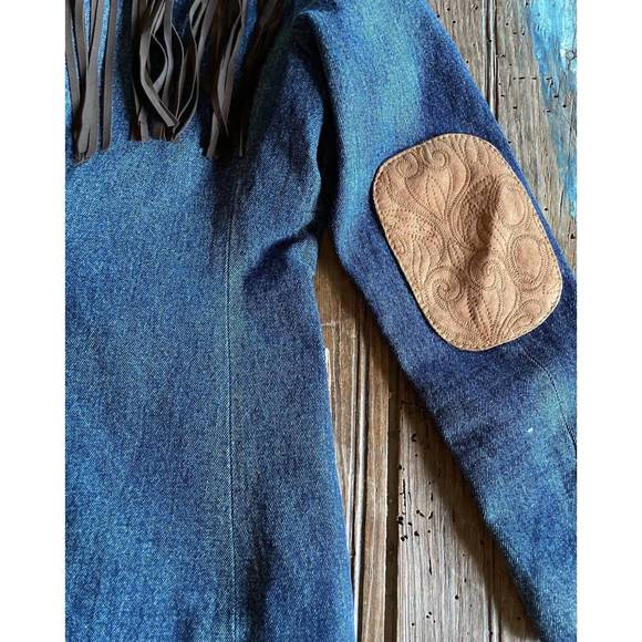 NEW MADISON CREEK OUTFITTERS jane denim jacket in blue - Picture 7 of 7
